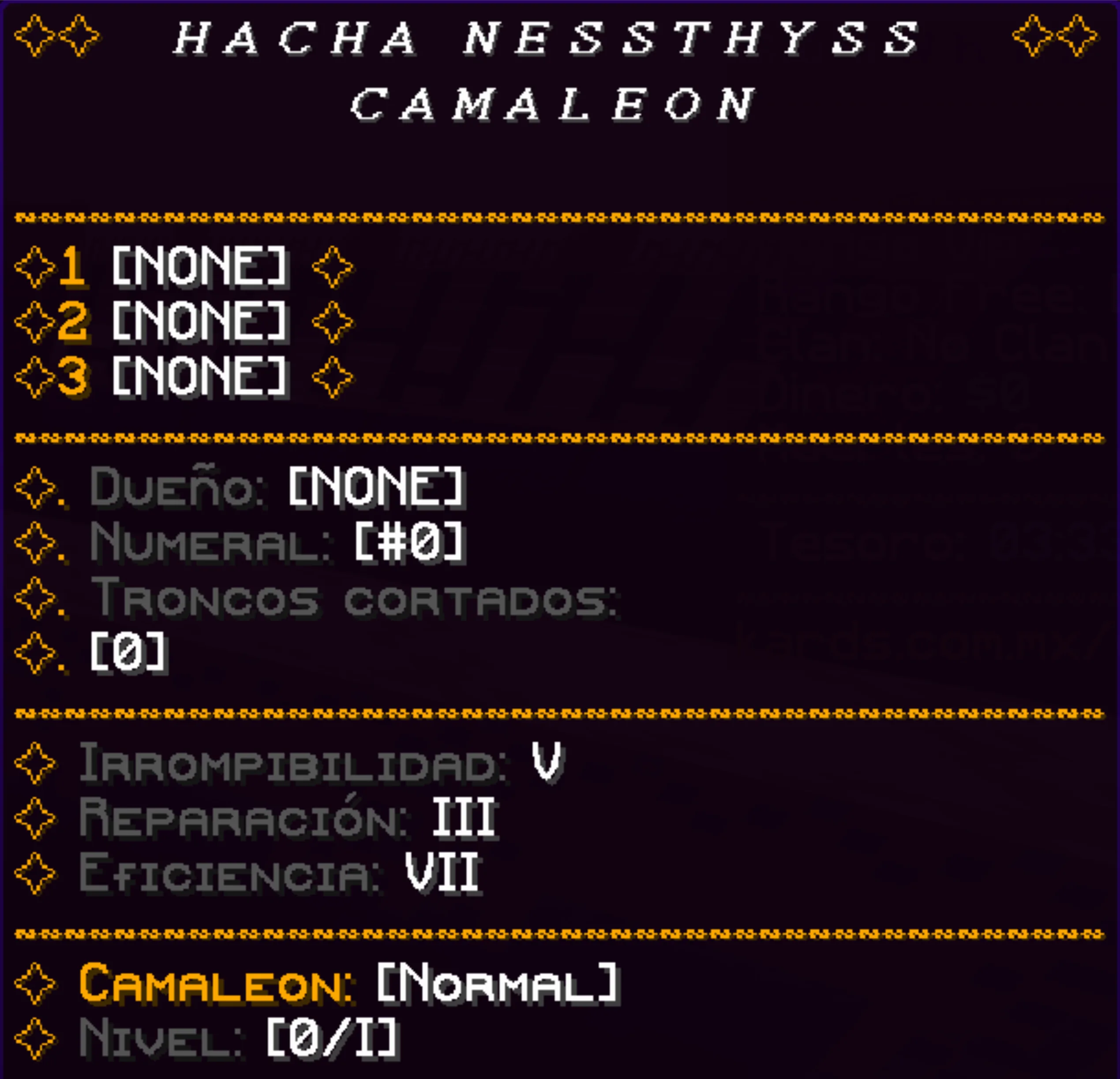Preview Hacha Camaleón