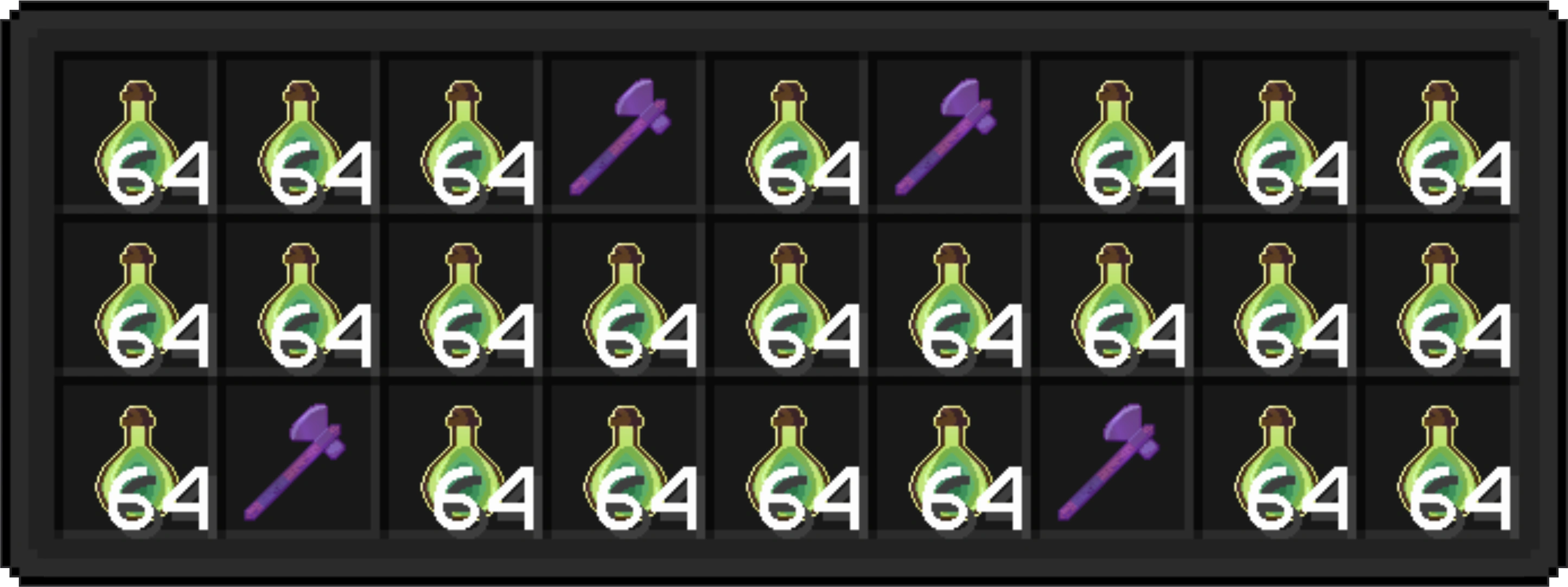 Contenido de shulker Hacha Camaleón