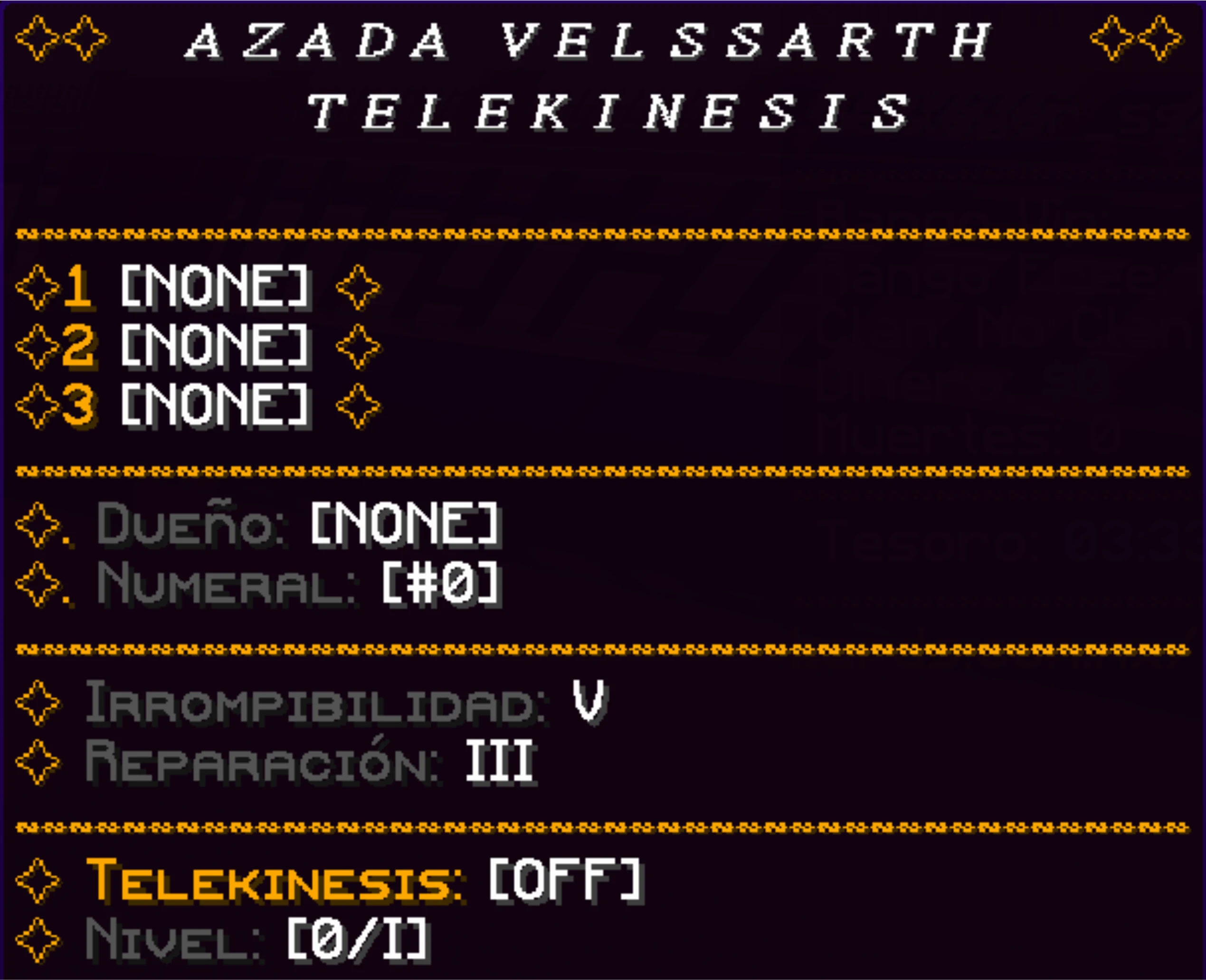 Preview Azada Telekinesis
