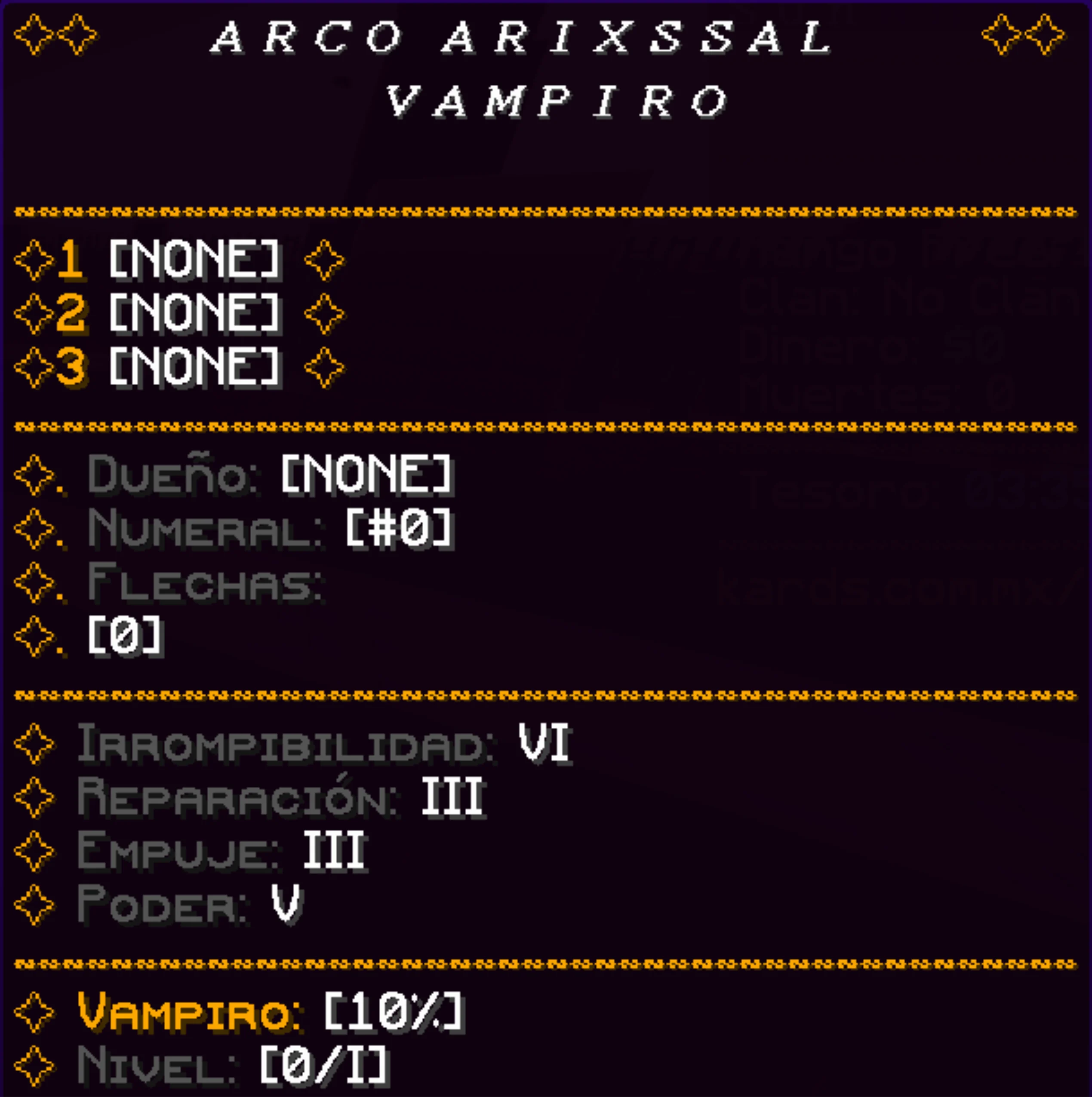 Preview Arco Vampiro