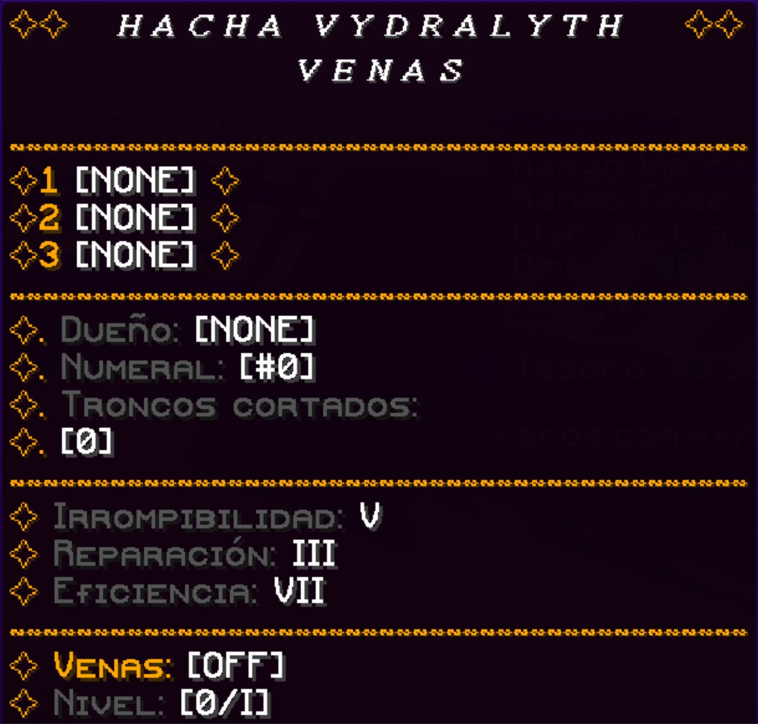 Preview Hacha Venas